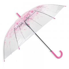 Floral Transparent Umbrella